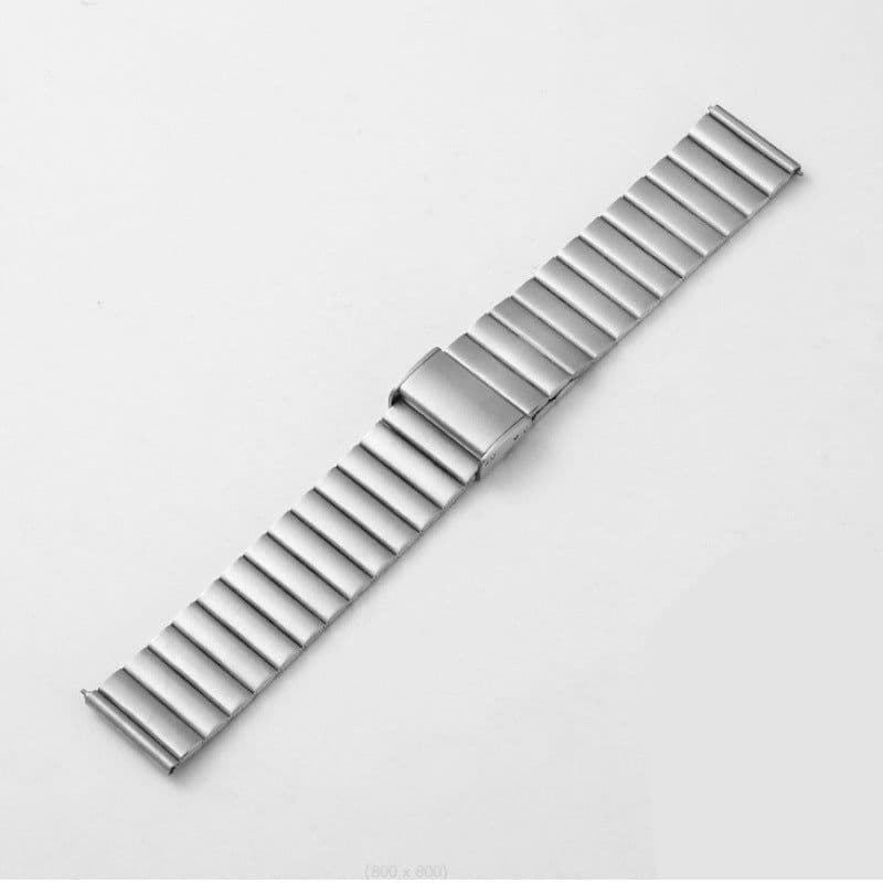 image-20/22mm Milan buckle watch strap stainless steel three-bead watch strap inter-color bamboo steel replacement watch strap spot wholesale