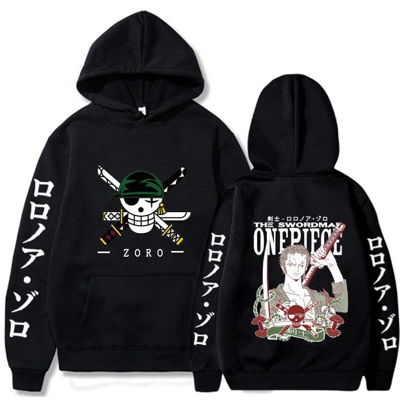 image-One Piece Anime Acrylic Hoodie - 5XL Loose Casual Pullover
