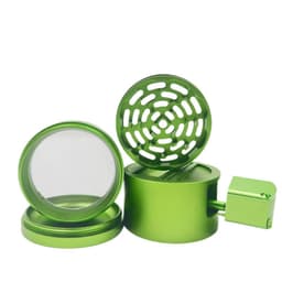 image-75mm Aluminum Tobacco Grinder 3-in-1