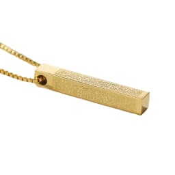 image-Lironda Titanium Steel Necklace - Rose Gold Geometry