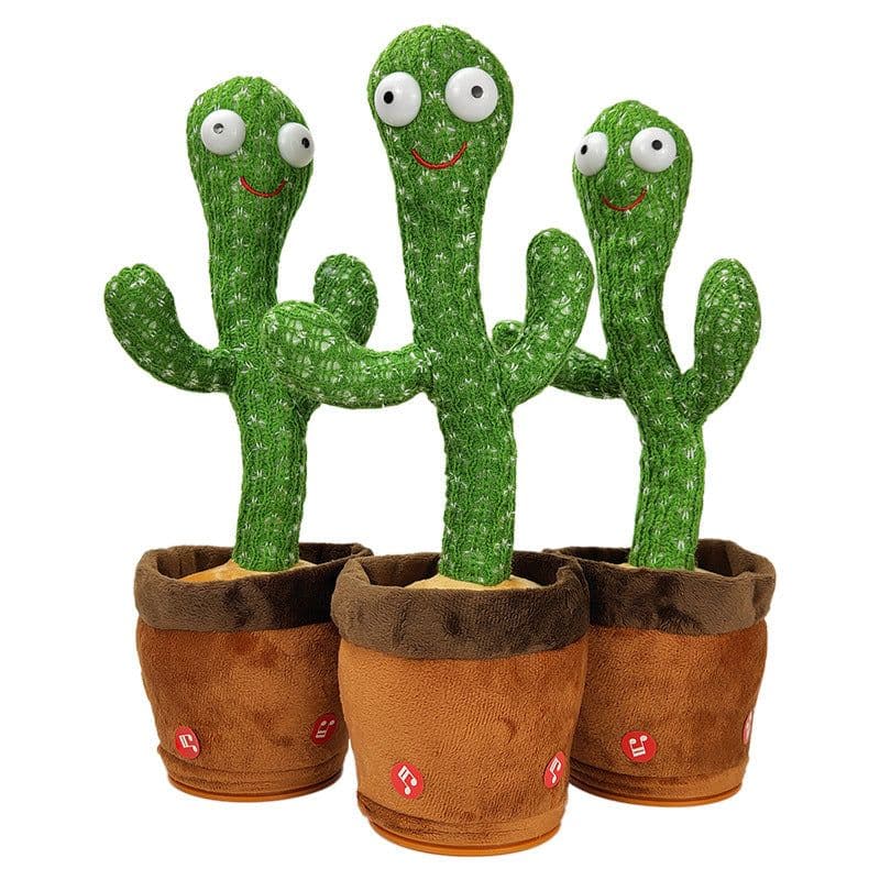 image-Singing Dancing Cactus Plush Toy - Glow, Dance, Sing - Kids Gift