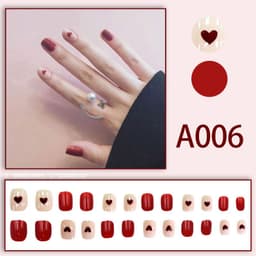 image-Wearable manicure pieces, removable fake nail patches, Internet celebrity manicure tools, nail art finished products, cute Internet celebrity new style