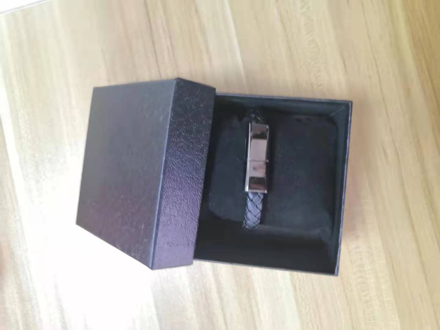 image-USB Type-C Charging Cable Bracelet - Leather