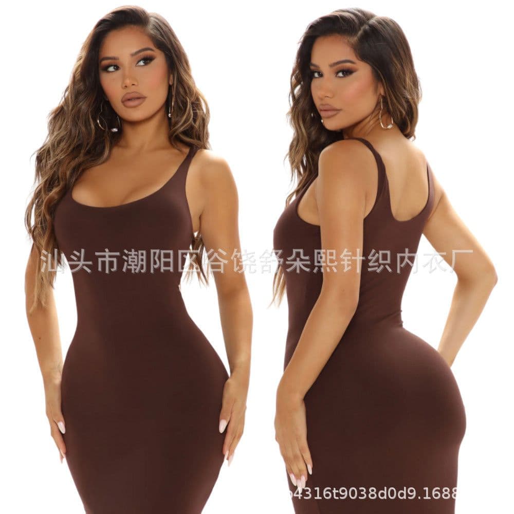 image-Shapewear Dress 2-in-1 Corset Vest - Waist Hip Lift