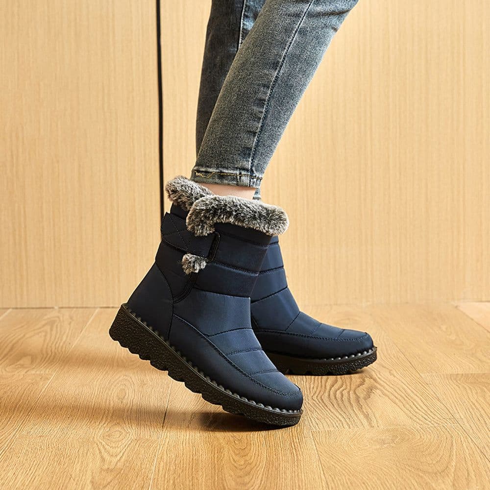 image-Good Extension Snow Boots Women Blue Size 44