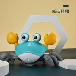 image-Douyin Toy Crab Induction Escape Children's Electric Toys Rechargeable Luminous Music Novelty Street Stall Night Market