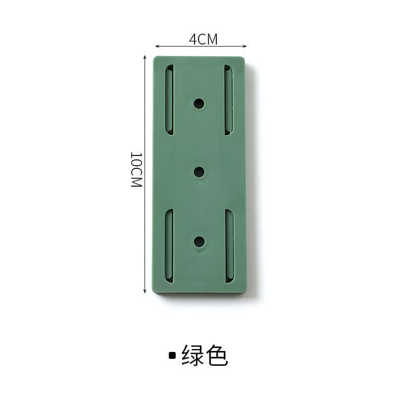 image-Orange Wall-Free Socket Plug-In Storage Rack 6-Pack