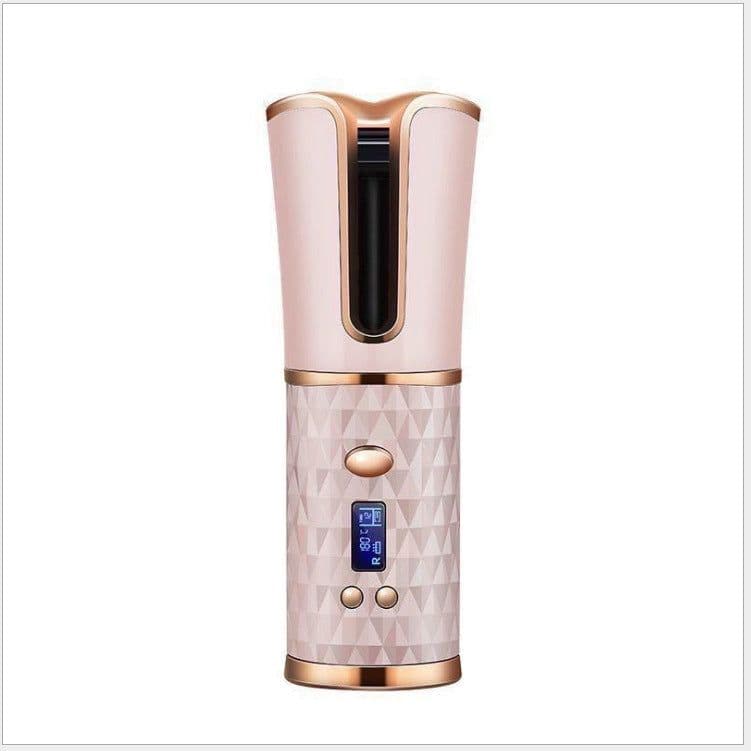 image-Portable Wireless Hair Curler USB Rechargeable