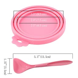 image-Silicone Pet Food Can Lid - Orange