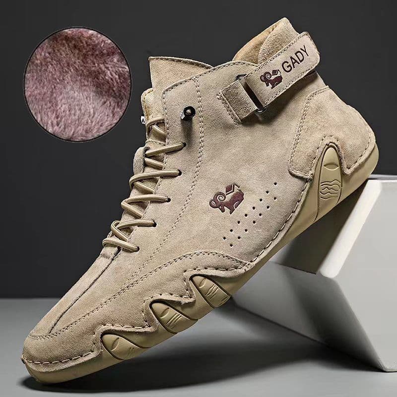 image-Explosive Didi Ram men's shoes high-top cotton shoes men's casual shoes winter plus velvet thickened shoes Martin boots men's models