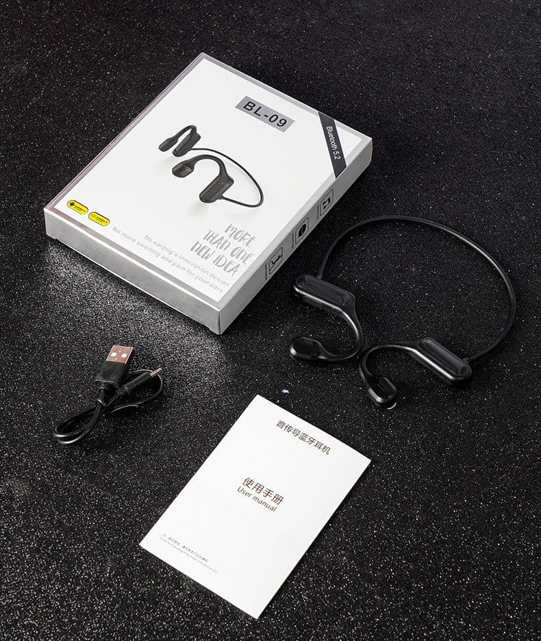 image-Cross-border e-commerce BL09 ear-mounted Huaqiangbei earphones do not enter the ear bone conduction air conduction Bluetooth headset wireless batch