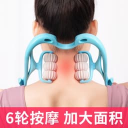 image-Cervical Spine Massager - Neck Kneading Sore Relief, Multi-Functional Shoulder & Neck Clamp