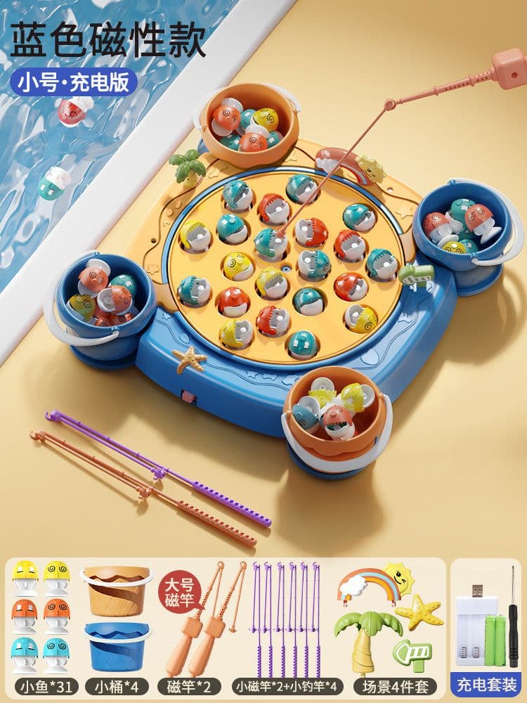 image-Magnetic Fishing Toy - Educational Playhouse for Kids