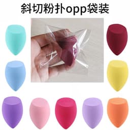 image-Yi Zhilian Beauty Sponge Powder Puff - Orange 4*6cm Wet & Dry