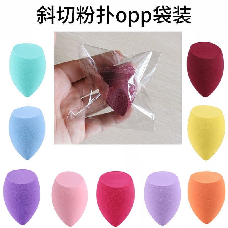 image-Yi Zhilian Beauty Sponge Powder Puff - Orange 4*6cm Wet & Dry
