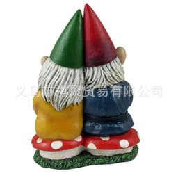 image-Cross-border foreign trade models dwarf resin ornaments home garden ornaments couples lovers love crafts decoration