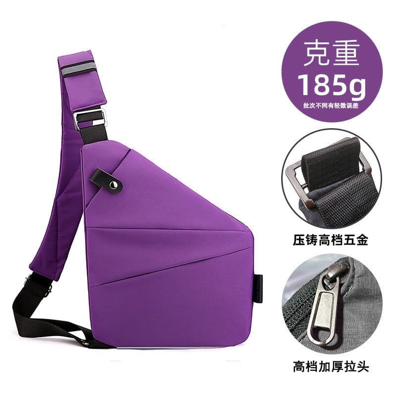image-Tactical Chest Bag - Oxford Cloth Crossbody Shoulder Bag