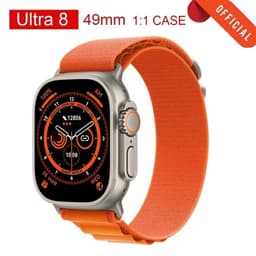 image-Cross-border Explosive Ultra 8 Smart Watch NFC Using Android Bluetooth Call Heart Rate Blood Pressure Smart Watch