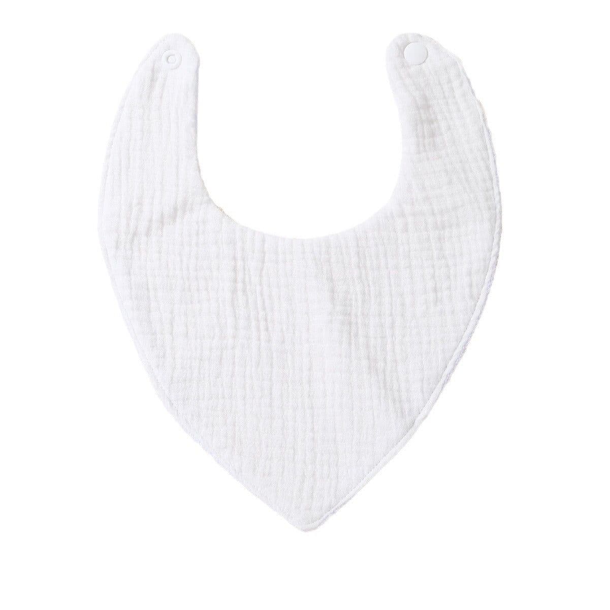 image-3 Pack Baby Cotton Waterproof Bibs - Triangle