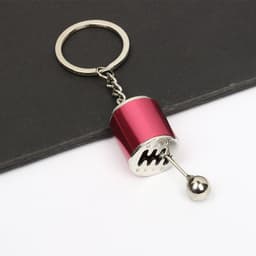image-Cross-border wholesale car modification key chain speed and passion key male car pendant metal gear key chain