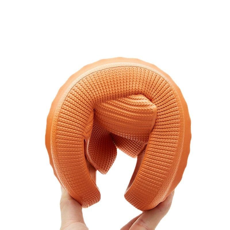 image-Women's Slippers - Orange 44-45 EVA Thick-Soled Flip Flops