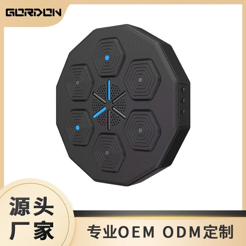 image-Electronic Boxing Training Wall Target Gloves with Bluetooth Music Fitness Device