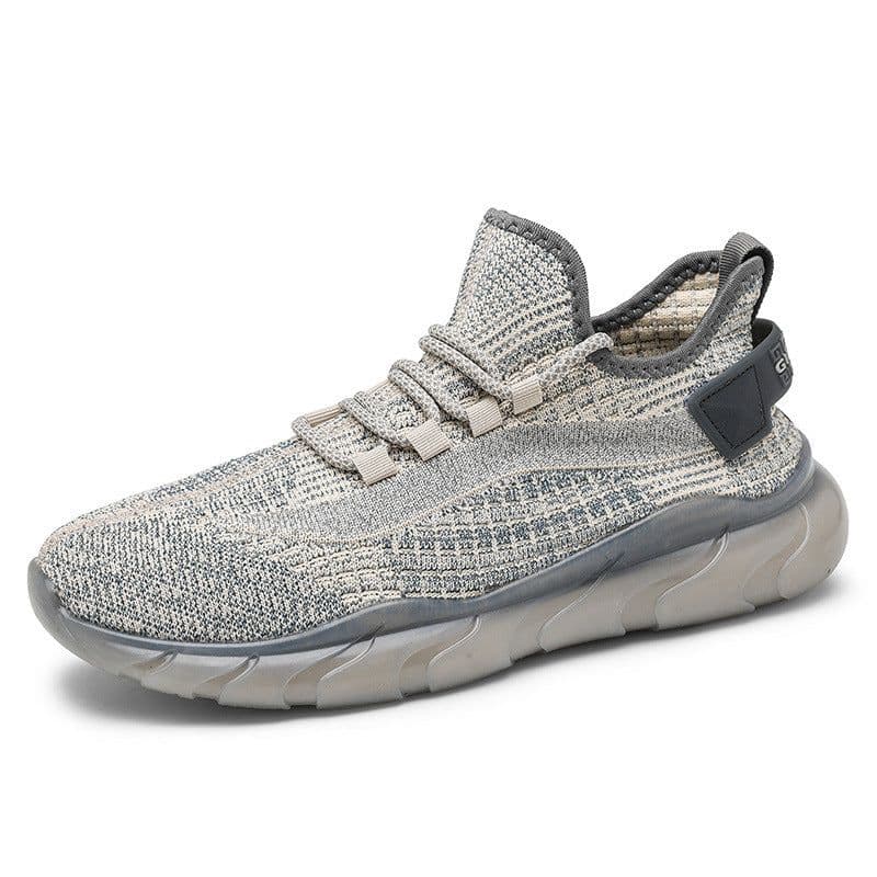 image-21 Four Seasons Flying Weaving Breathable Casual Sports Running Shoes Trendy 350 Popcorn Coconut Shoes Lightweight Lace-Up Men's Shoes