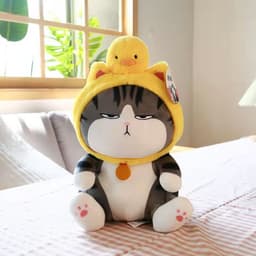 image-Plush Cat Toy 100cm Super Soft Short Plush