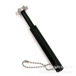 image-Supply aluminum alloy golf head ditch cleaner golf club ditch cleaning tool metal ball head cleaner