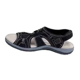 image-Roman Sandals Women Velcro Round Toe Pink Size 43