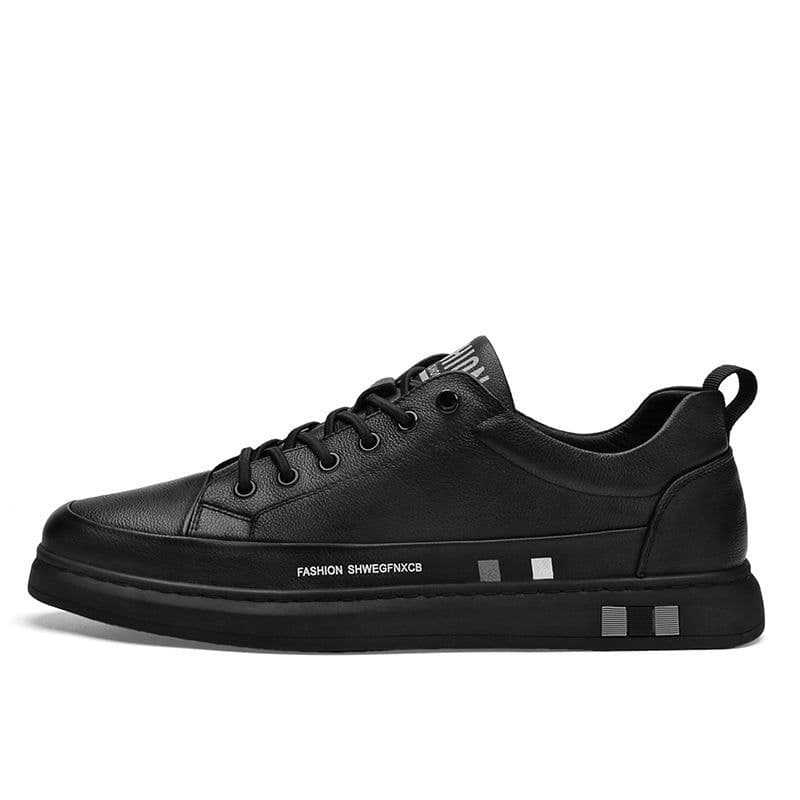 image-European Station Mens White Low Top Sneakers Casual Shoes