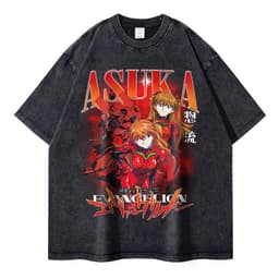 image-Black Cartoon T-Shirt, Breathable, XXXL, Loose Fit, Men's