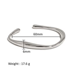 image-18K Gold Electroplated Stainless Steel Jewelry - Open Hand, Fall 2023