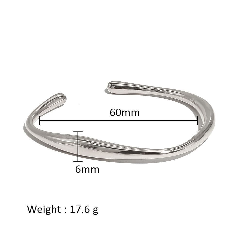image-18K Gold Electroplated Stainless Steel Jewelry - Open Hand, Fall 2023