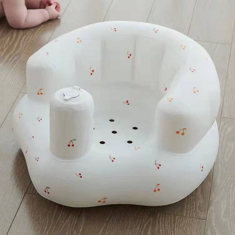 image-Baby Inflatable Sofa Chair - PVC Portable Training Seat