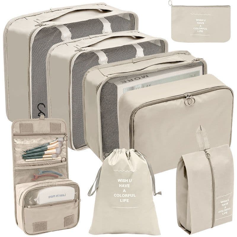image-Travel Storage Bag Set 7pc Organizer Dark Blue