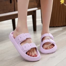 image-Beard Shushu Flip Flops - Pink 44/45 Couple EVA