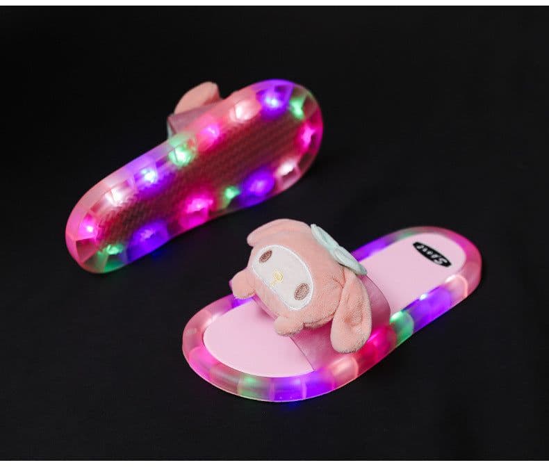 image-LED Light-Up Slippers - Non-Slip PVC Adult Summer