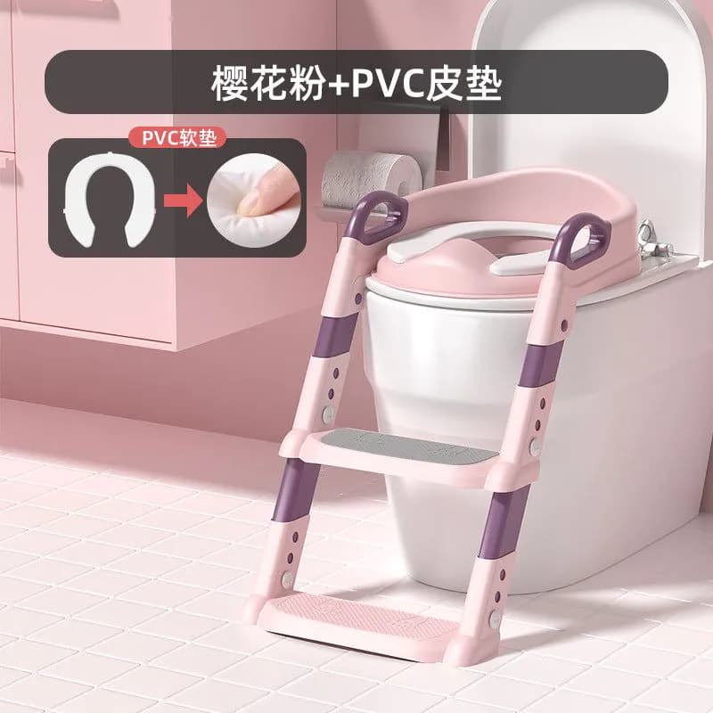 image-Children's Toilet Seat Ladder Step Stool
