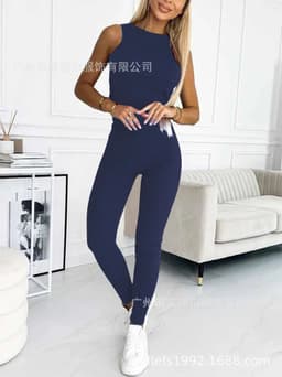 image-Women's 2024 Slim Hooded Sweatshirt Three-Piece Set