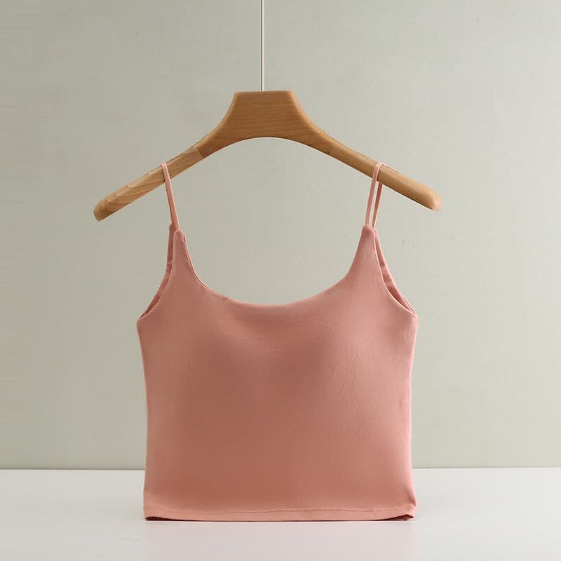 image-Cotton Bra Top - White M Wireless Full Cup