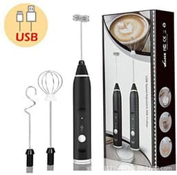image-Handheld USB Electric Milk Frother - Baking Whisk Mixer