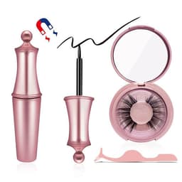 image-Magnetic False Eyelashes Set - 2 Pairs Glue-Free Natural