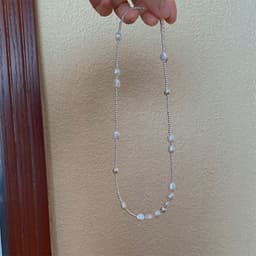 image-South Korea's Dongdaemun High-end Design Sense Personality Versatile Niche Versatile Baroque Pearl Simple Clavicle Chain