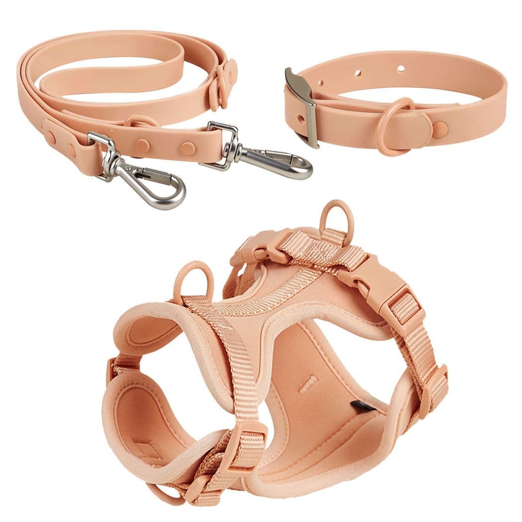image-The new WidOne with the same pvc pet leash collar large and small dogs dog leash pet chest harness