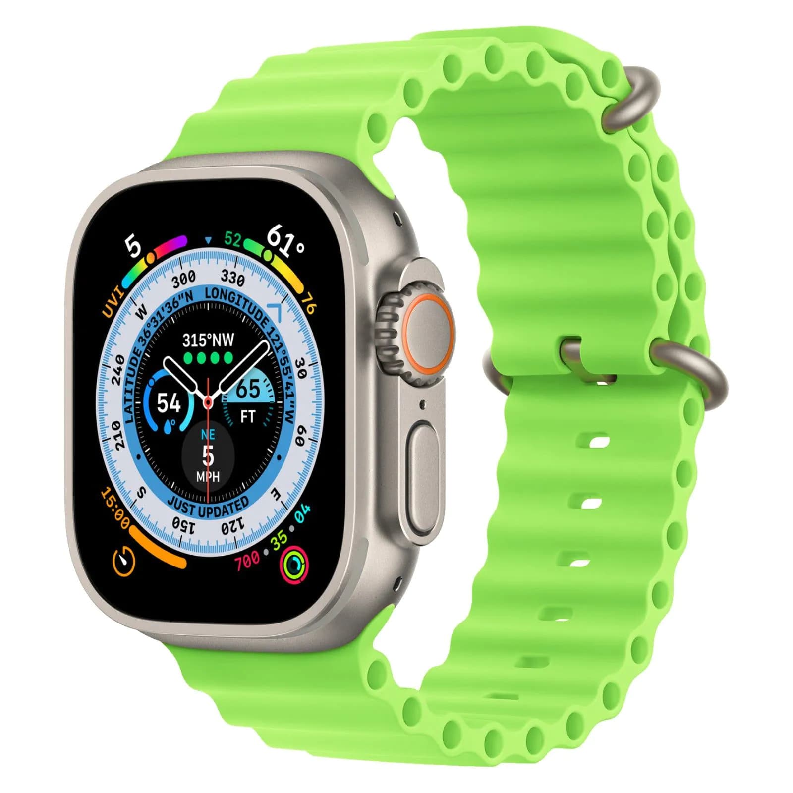 image-Apple Watch Marine Silicone Strap Universal Compatible