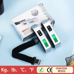 image-Portable Electronic Scale - 50KG Spring Luggage Scale - European Style