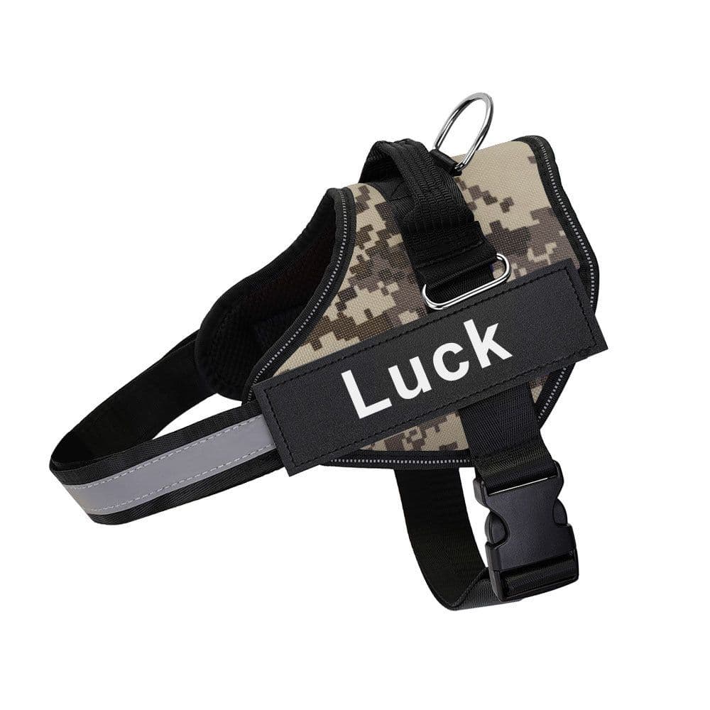 image-Pet Harness Leash - Camouflage Blue XXL