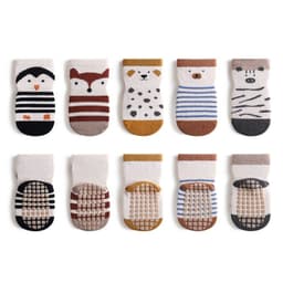 image-Baby socks spring and autumn thin section 1-3 years old indoor non-slip socks 12 months baby toddler socks children's floor socks