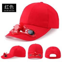image-Men's Solar Fan Hat with Logo